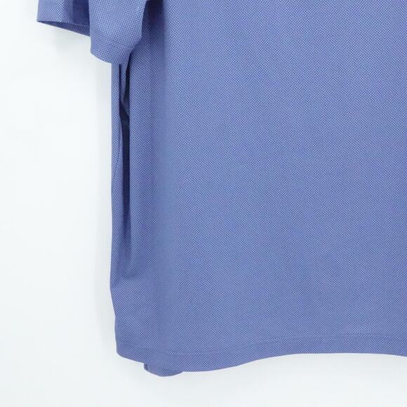 Peter Millar Polo Shirt Mens XL Blue Summer Comfort Golf Performance Micro Dot - Picture 5 of 15